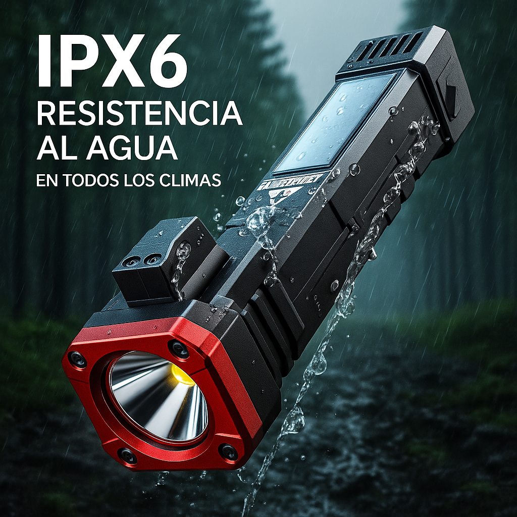 Linterna 4 en 1 pro